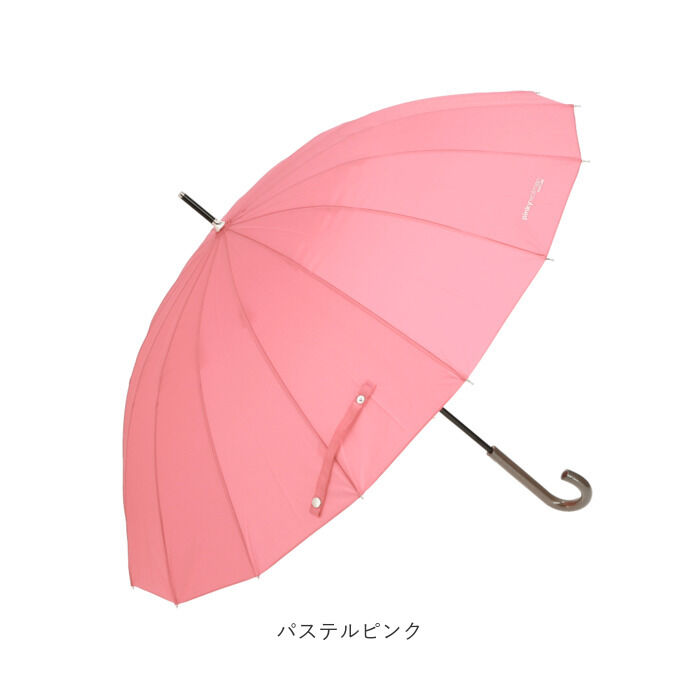 BACKYARD FAMILY「傘 16本骨 グラスファイバー 通販 雨傘 長傘 レディース メンズ 55cm 55センチ 55」|傘|