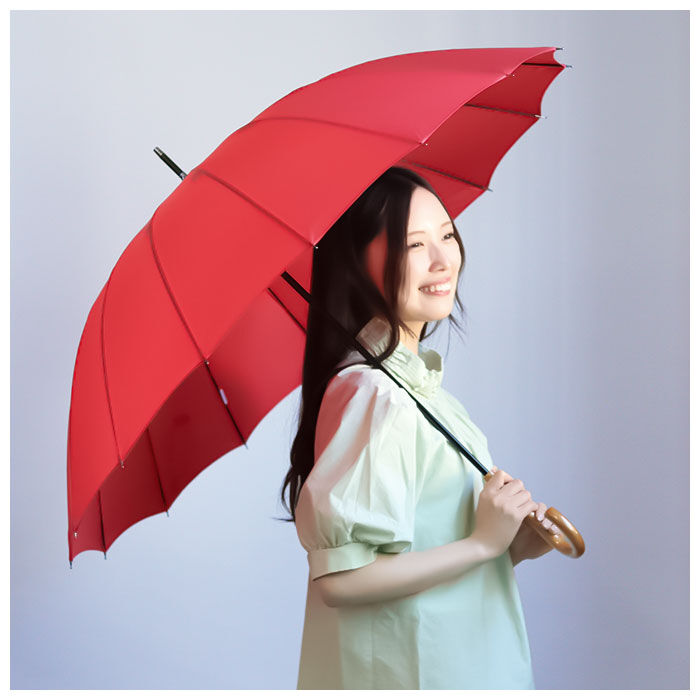 BACKYARD FAMILY「マブ mabu 傘 日傘 晴雨兼用 レディース 長傘 通販 16本骨 軽量 丈夫 UV UVカット」|傘|