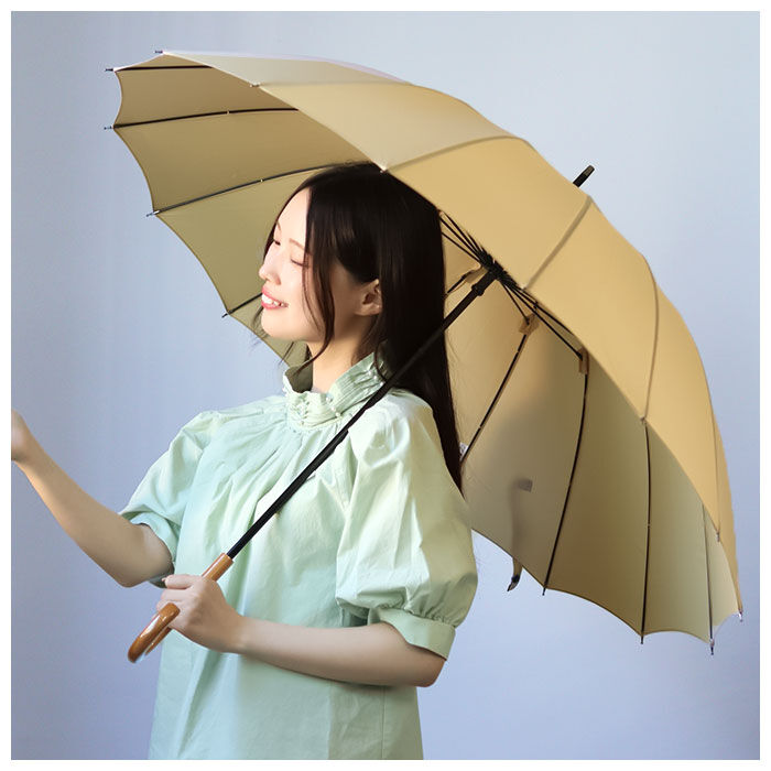 BACKYARD FAMILY「マブ mabu 傘 日傘 晴雨兼用 レディース 長傘 通販 16本骨 軽量 丈夫 UV UVカット」|傘|