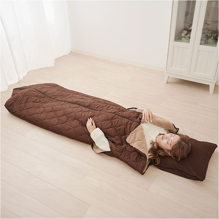 BACKYARD FAMILY「寝袋 通販 リバーシブル 着る寝袋 寝袋クッション 暖かい あたたかい アウトドア 両面仕様」|その他|