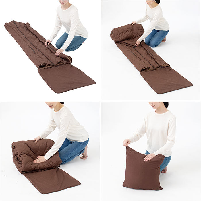 BACKYARD FAMILY「寝袋 通販 リバーシブル 着る寝袋 寝袋クッション 暖かい あたたかい アウトドア 両面仕様」|その他|