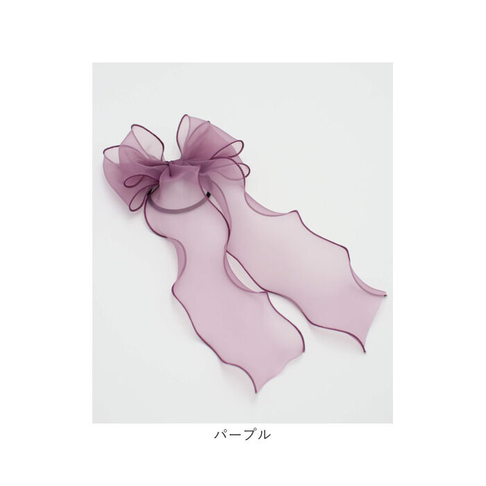 BACKYARD FAMILY「キッズ ヘアゴム リボン 通販 オーガンジー 38042101 アンジュオーガンジーリボンヘアゴム」|その他|