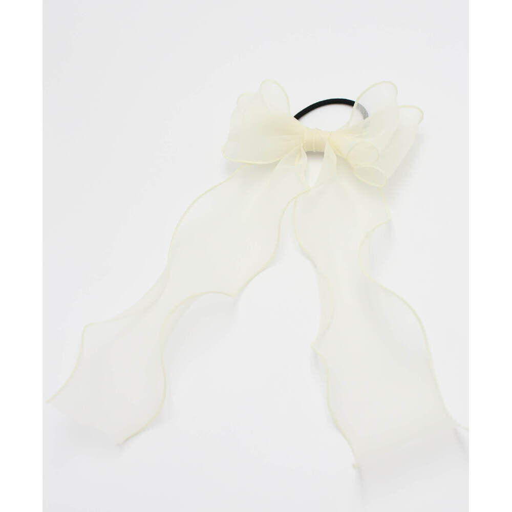 BACKYARD FAMILY「キッズ ヘアゴム リボン 通販 オーガンジー 38042101 アンジュオーガンジーリボンヘアゴム」|その他|イエロー1