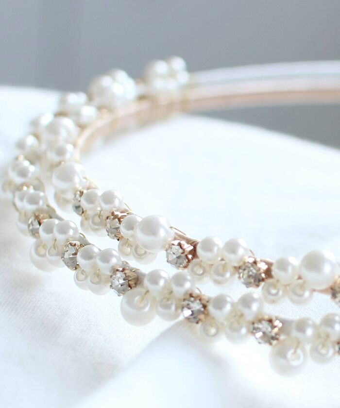 BACKYARD FAMILY「Rora カチューシャ 通販 パール キラキラ 58072201 髪飾り ヘッドドレス 子供」|その他|