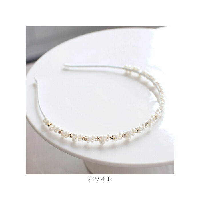 BACKYARD FAMILY「Rora カチューシャ 通販 パール キラキラ 58072201 髪飾り ヘッドドレス 子供」|その他|