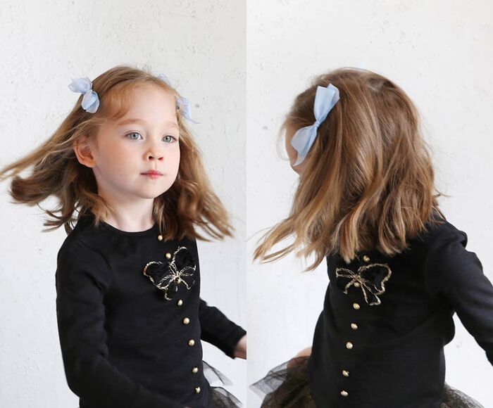 BACKYARD FAMILY「ヘアクリップ キッズ 2個セット 通販 ヘア クリップ 68412302 モーニングリボンクリップ」|その他|