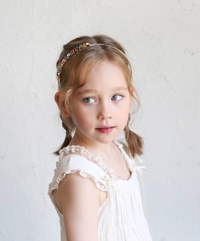 BACKYARD FAMILY「Rora カチューシャ 通販 ビジュー キラキラ 68672302 髪飾り ヘッドドレス 子供」|その他|