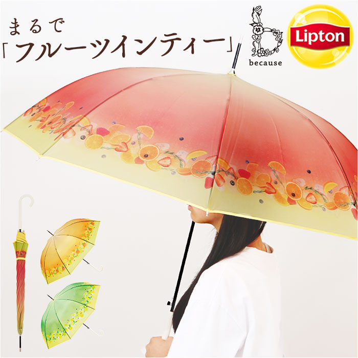 BACKYARD FAMILY「because ビニール傘 ビコーズ B-552762 通販 長傘 ジャンプ傘 傘 雨傘 かさ」|傘|