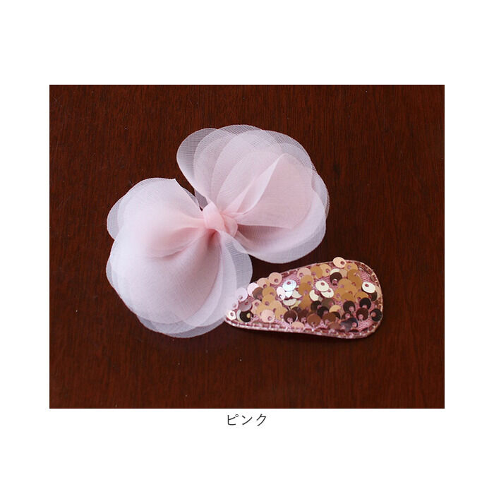 BACKYARD FAMILY「ヘアクリップ 大きめ リボン 通販 ヘア クリップ ヘアピン 髪飾り 髪留め キッズ 女の子 子供」|その他|