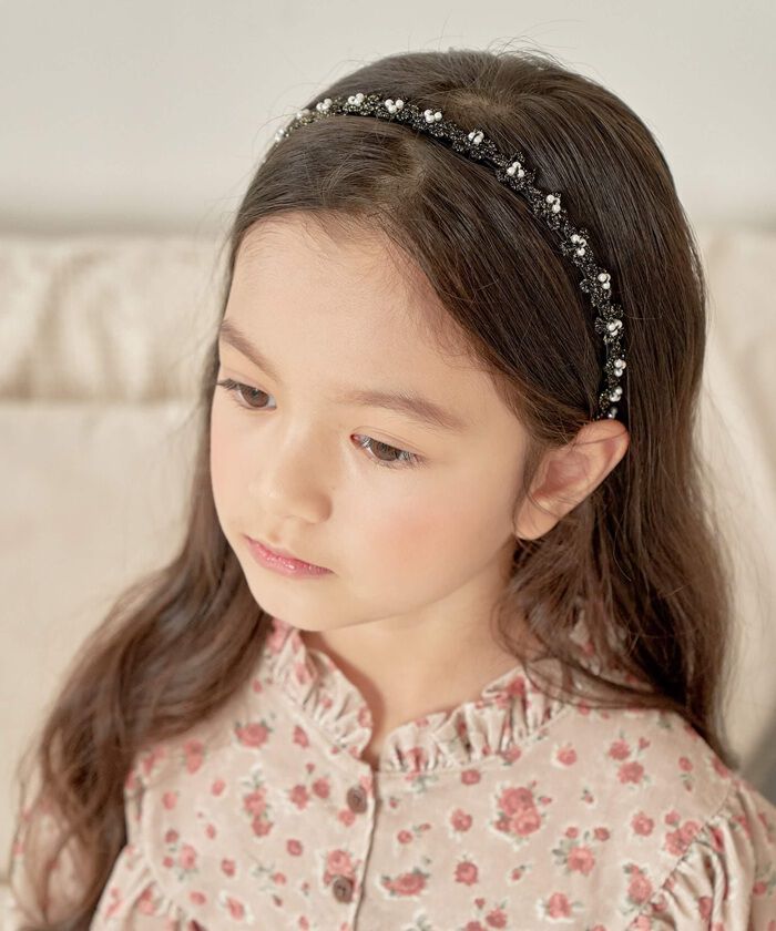 BACKYARD FAMILY「カチューシャ 花 キッズ パール 通販 ヘッドドレス 女の子 子供 子ども こども セレモニー」|その他|