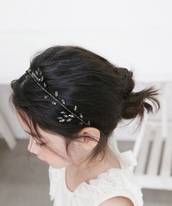 BACKYARD FAMILY「細い カチューシャ キッズ リーフ 通販 ヘッドドレス 女の子 子供 子ども こども 普段」|その他|