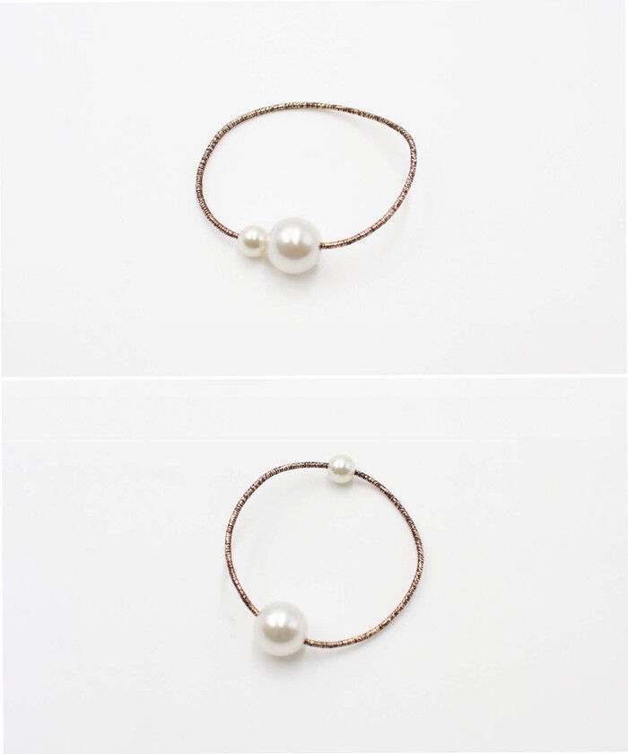 BACKYARD FAMILY「Rora ヘアゴム 4個セット キッズ 通販 クリック 4つセット 髪ゴム 髪飾り 髪留め パール」|その他|