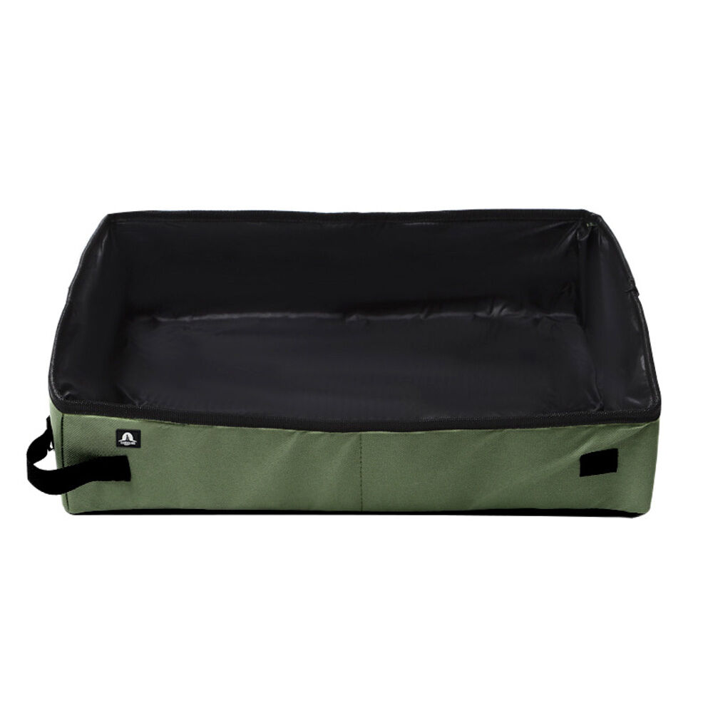 BACKYARD FAMILY「猫 トイレ 折り畳み 通販 猫トイレ 折りたたみ ポータブル セカンドトイレ 携帯トイレ」|その他|グリーン1