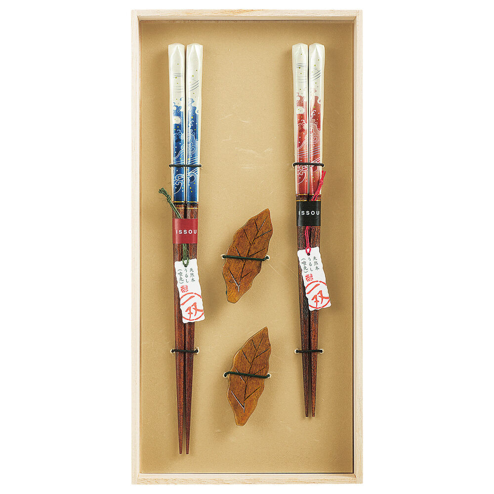 BACKYARD FAMILY「イシダ 夫婦箸 通販 日本製 ペア 箸 ギフト 箸置き セット 桐箱入り お箸 漆塗り めおと箸」|食器・キッチングッズ|その他3