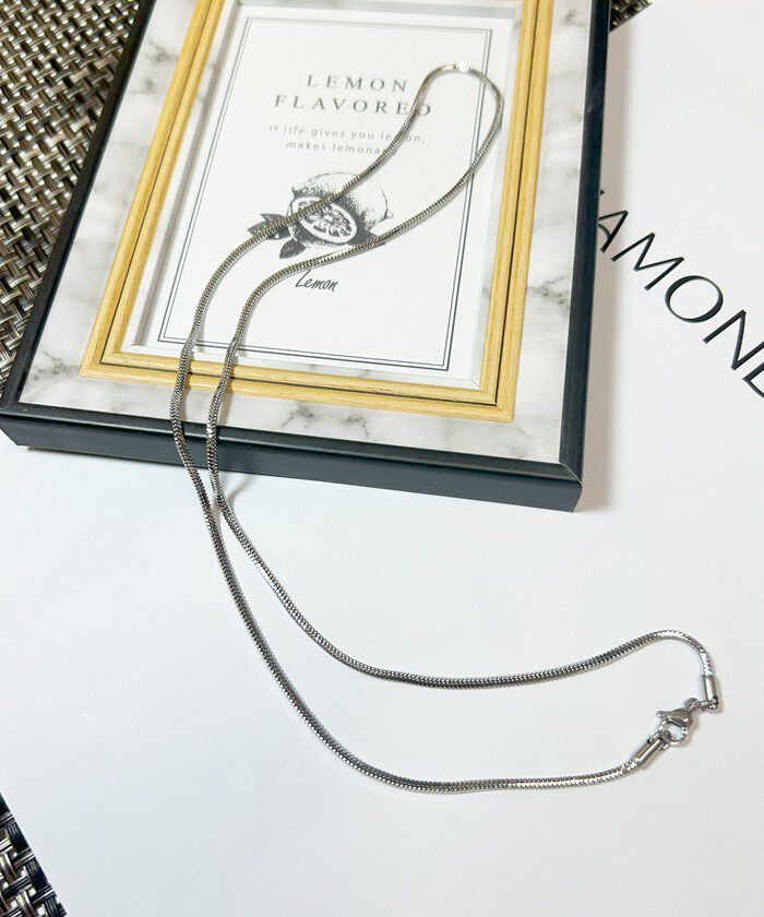 BACKYARD FAMILY「ネックレス スネークチェーン 通販 ダイヤモンドハーツ nec-1350 Diamond」|その他|