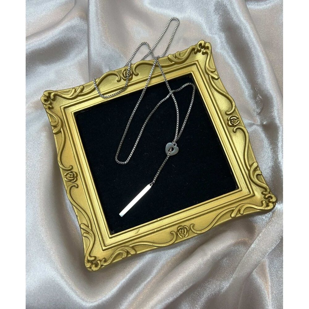 BACKYARD FAMILY「ネックレス レディース シンプル 通販 ペンダント Y字 ループネックレス レディースジュエリー」|その他|シルバー1