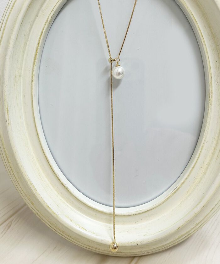 BACKYARD FAMILY「ネックレス レディース シンプル 通販 ペンダント 首飾り アクセサリー ジュエリー パール 真珠」|その他|