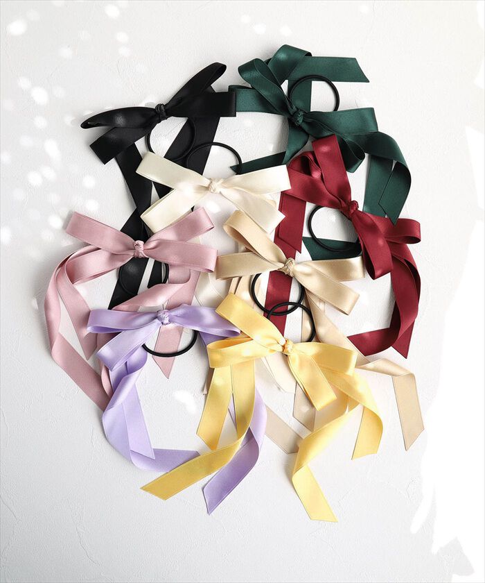 BACKYARD FAMILY「Rora ヘアゴム キッズ 通販 レア ロングリボン 髪ゴム 髪飾り 髪どめ 髪留め」|その他|