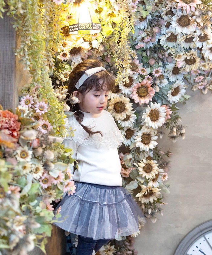 BACKYARD FAMILY「Rora カチューシャ キッズ 通販 サテンノット 髪飾り 髪留め 髪どめ ヘアアクセサリー」|その他|