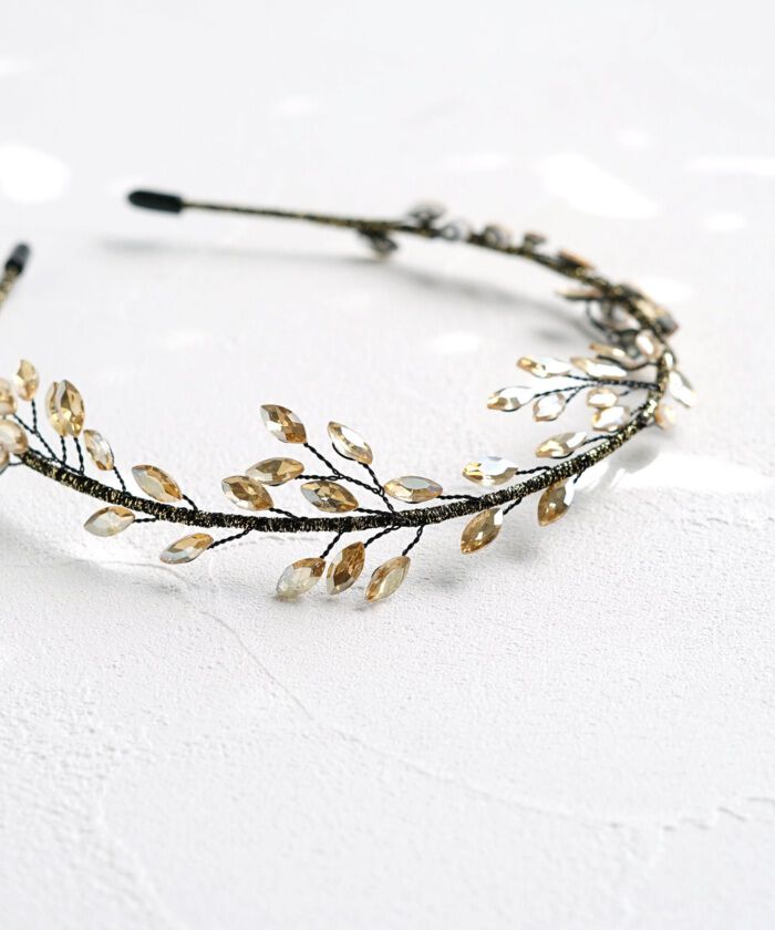 BACKYARD FAMILY「Rora カチューシャ キッズ 通販 ヨシン ゴールド 髪飾り 髪留め 髪どめ ヘアアクセサリー」|その他|