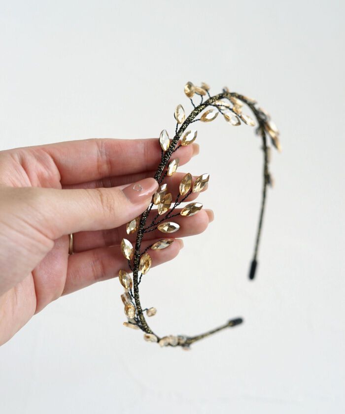 BACKYARD FAMILY「Rora カチューシャ キッズ 通販 ヨシン ゴールド 髪飾り 髪留め 髪どめ ヘアアクセサリー」|その他|