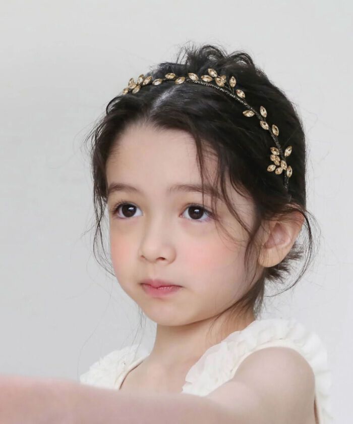 BACKYARD FAMILY「Rora カチューシャ キッズ 通販 ヨシン ゴールド 髪飾り 髪留め 髪どめ ヘアアクセサリー」|その他|