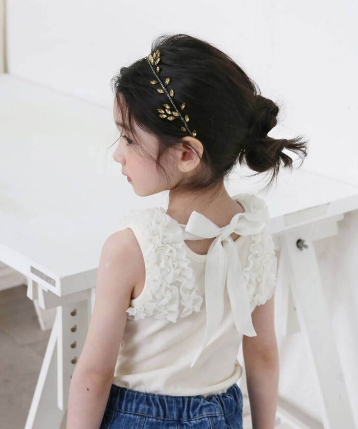 BACKYARD FAMILY「Rora カチューシャ キッズ 通販 ヨシン ゴールド 髪飾り 髪留め 髪どめ ヘアアクセサリー」|その他|