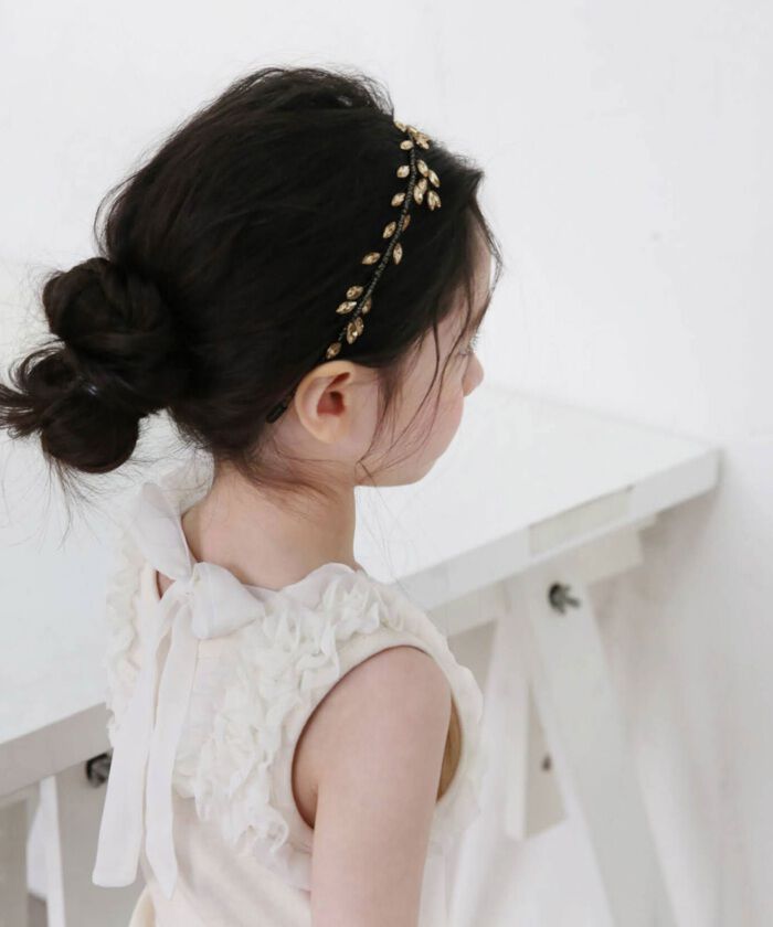 BACKYARD FAMILY「Rora カチューシャ キッズ 通販 ヨシン ゴールド 髪飾り 髪留め 髪どめ ヘアアクセサリー」|その他|