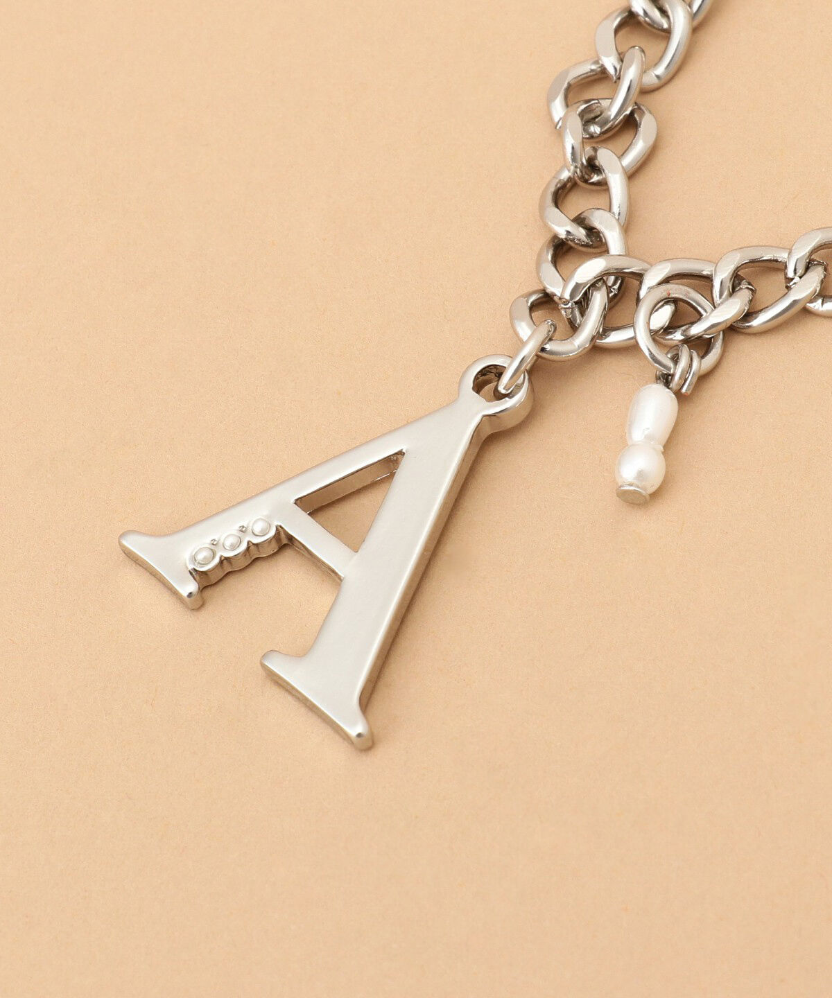 Samantha Thavasa「シルバーイニシャルバッグチャーム A」|チャーム・キーホルダー|