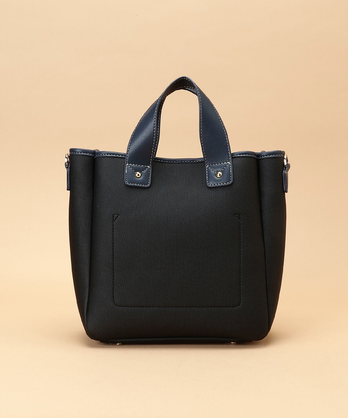 Samantha Thavasa「キャンバスデザイン 合皮スクエアトートバッグ 小サイズ」|トートバッグ|