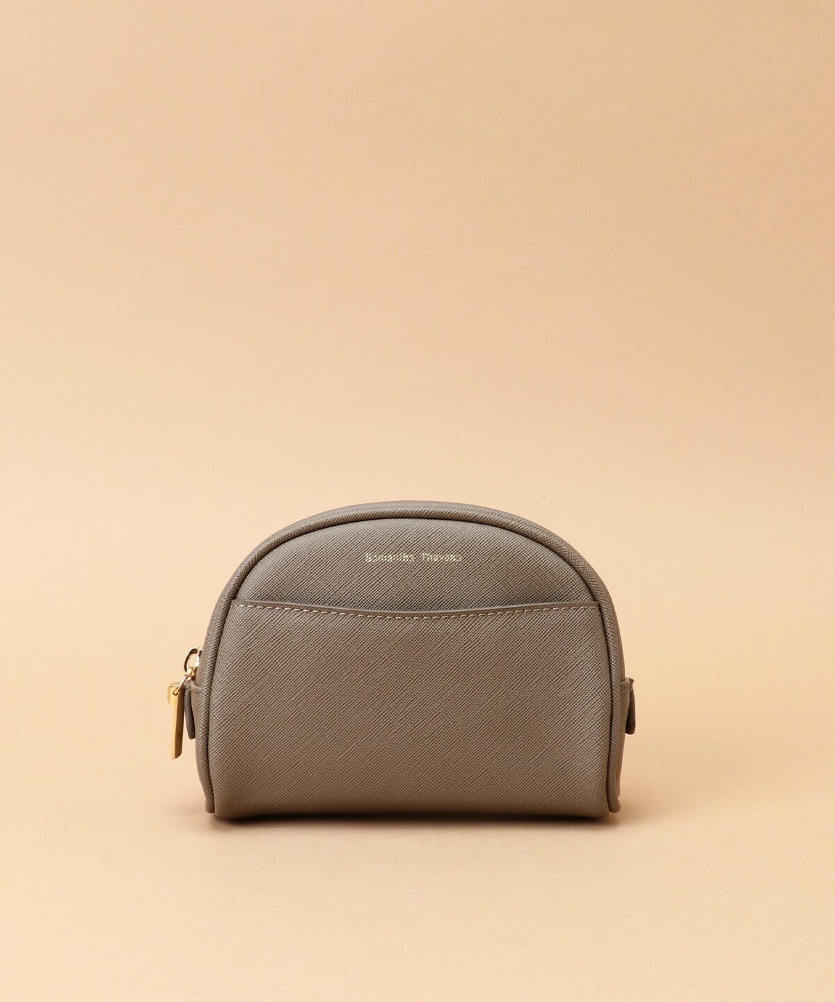 Samantha Thavasa「アーチフォルム シンプルポーチ」|ポーチ|モカ