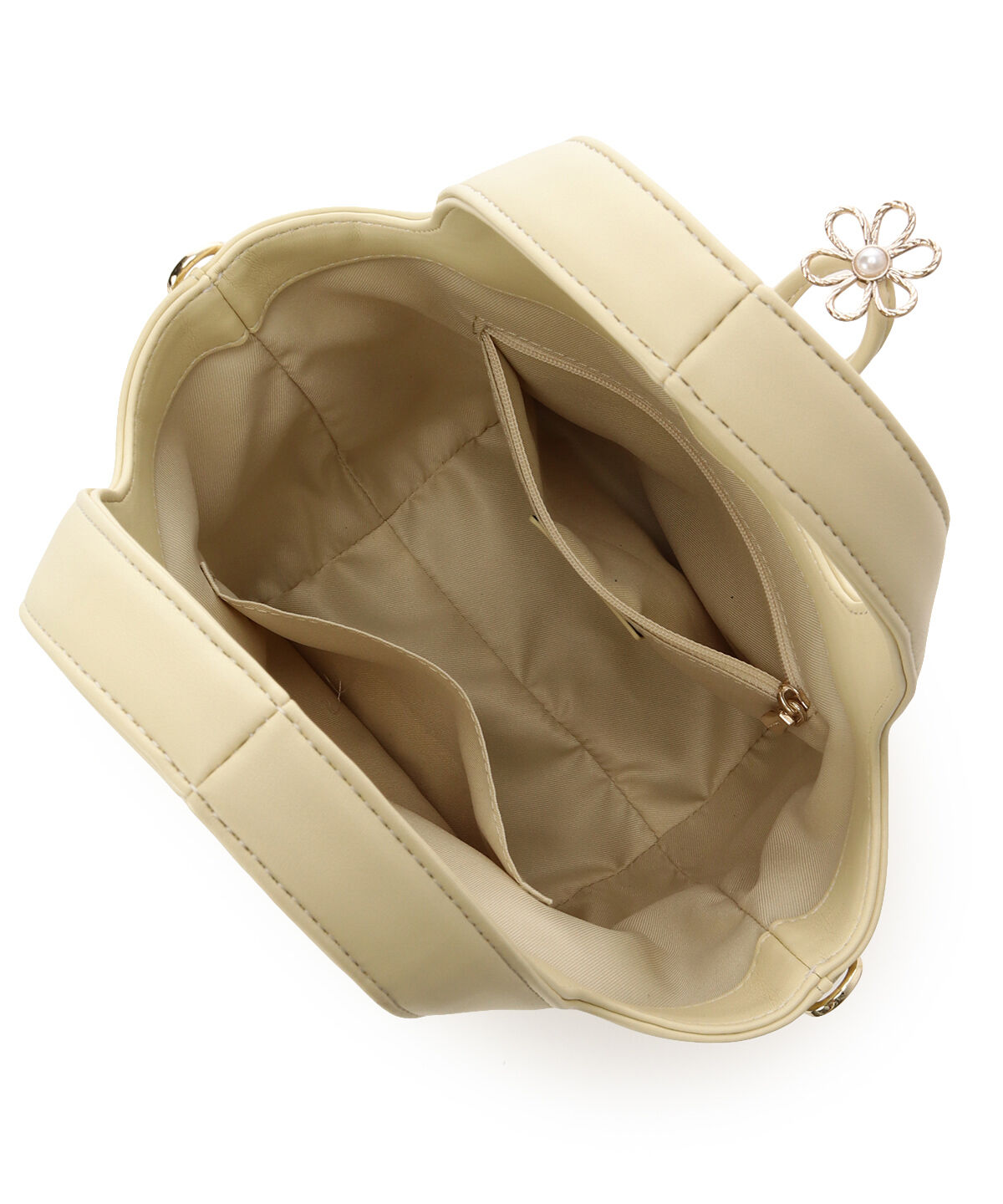 Samantha Thavasa「オリジナルフラワーモチーフ金具 ハンドバッグ」|ハンドバッグ|