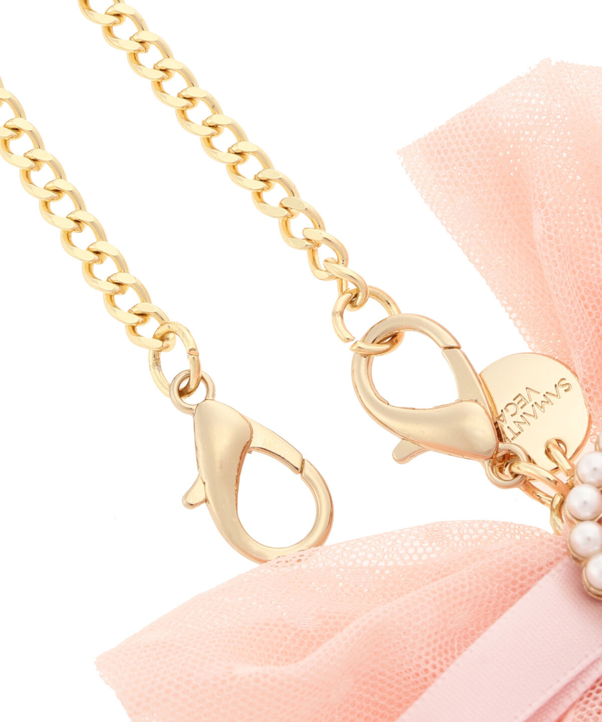 Samantha Vega「チュールリボンバッグチャーム」|チャーム・キーホルダー|