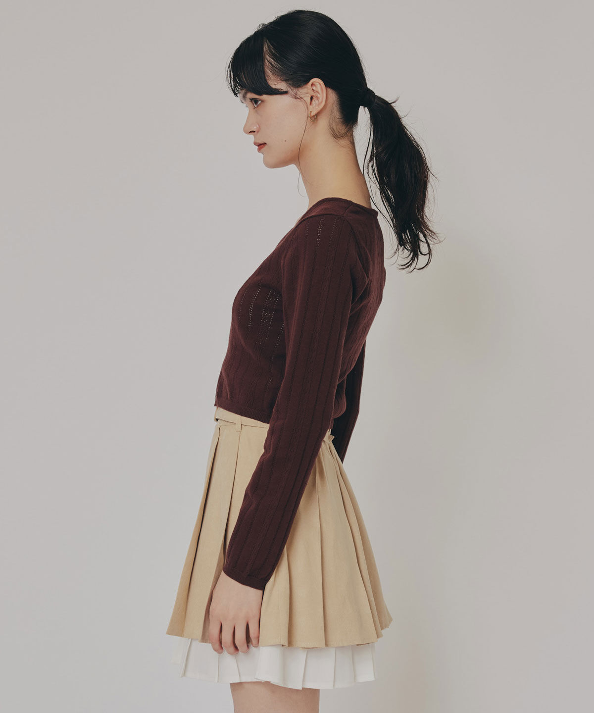 REDYAZEL「バタフライホックニットカーディガン」|カーディガン|