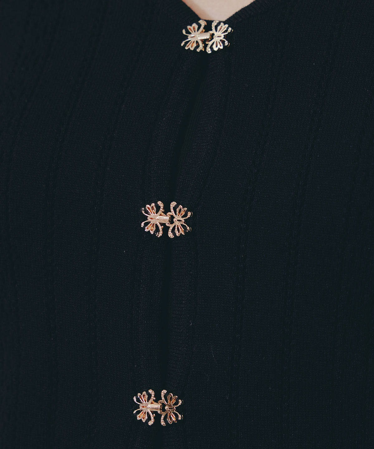 REDYAZEL「バタフライホックニットカーディガン」|カーディガン|