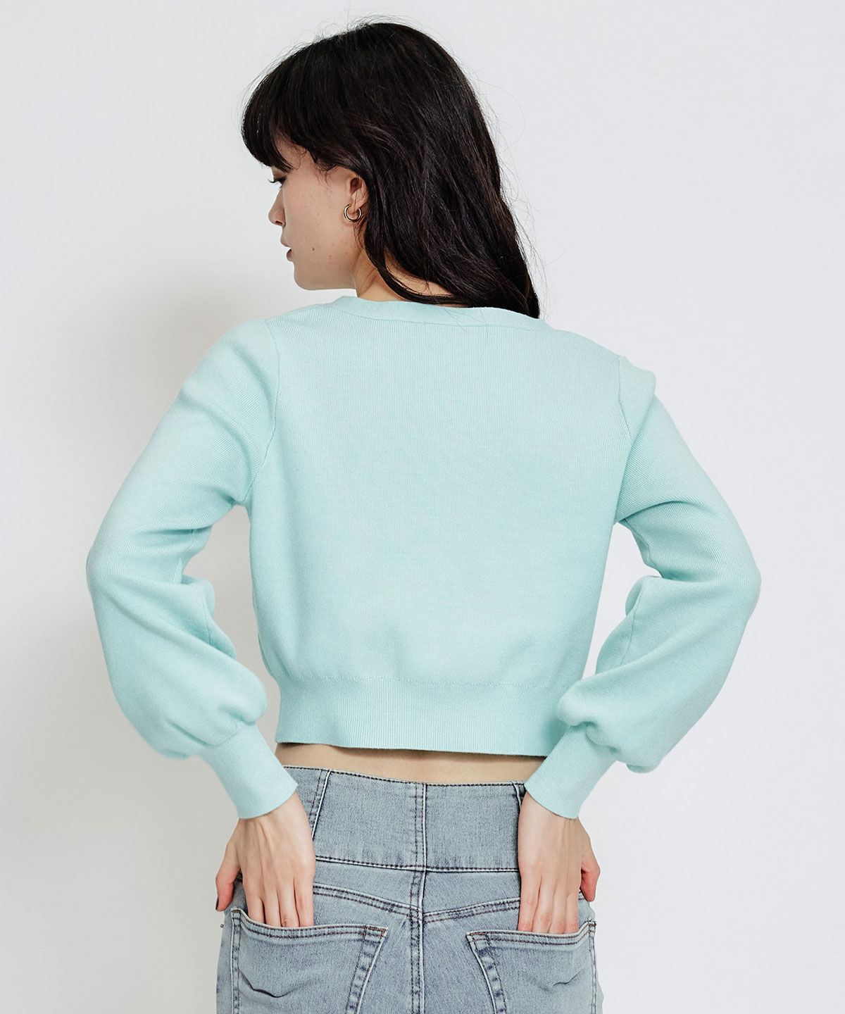 REDYAZEL「AzelyハートVネックカーディガン」|カーディガン|