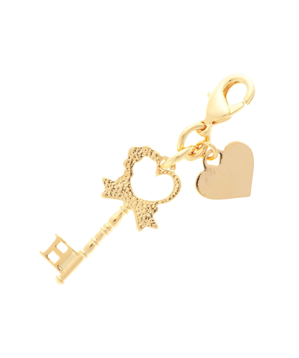 Samantha Thavasa Petit Choice「キーモチーフ イニシャルファスナーチャーム H」|チャーム・キーホルダー|