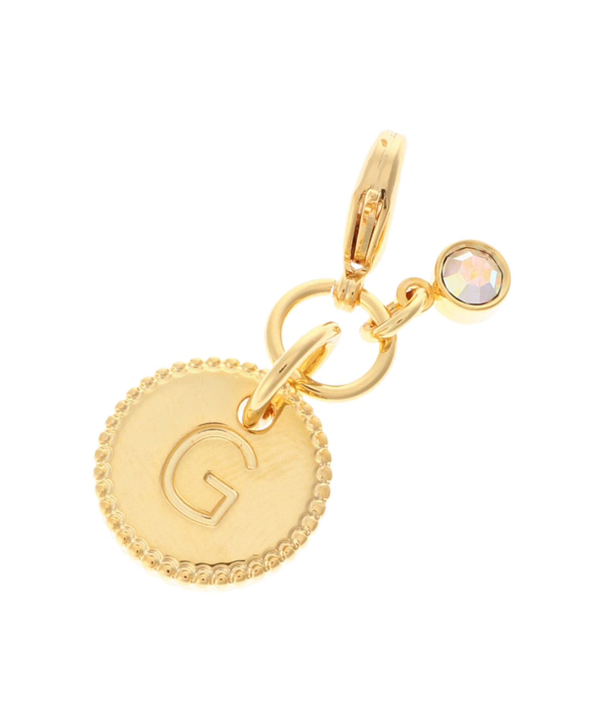 Samantha Thavasa Petit Choice「シンプルイニシャルチャーム Ｇ」|チャーム・キーホルダー|ゴールド