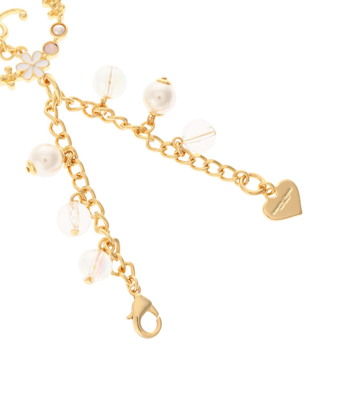 Samantha Thavasa Petit Choice「フラワーイニシャル バッグチャーム M」|チャーム・キーホルダー|