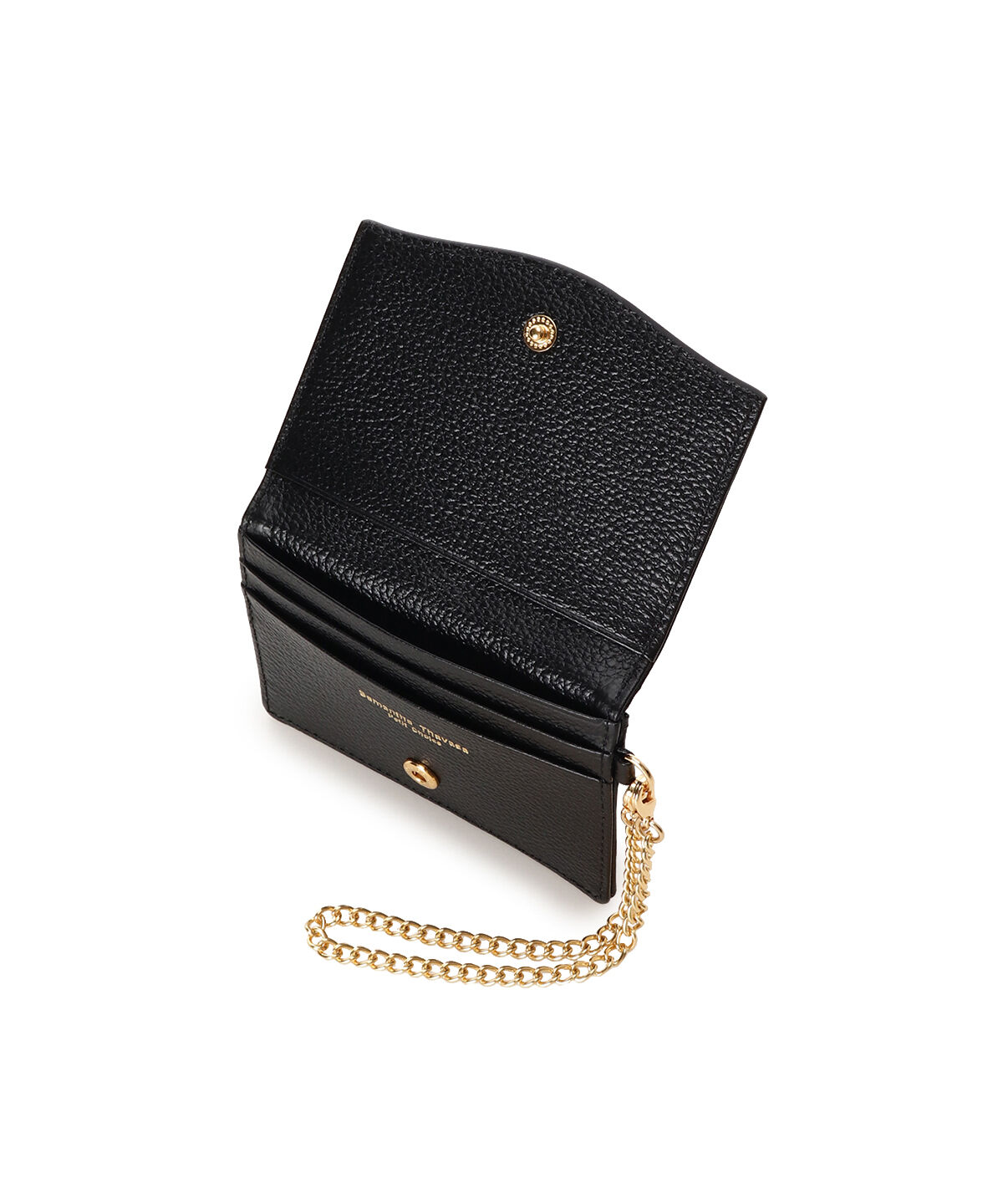 Samantha Thavasa Petit Choice「クリアハートビジュー パスケース」|定期入れ|