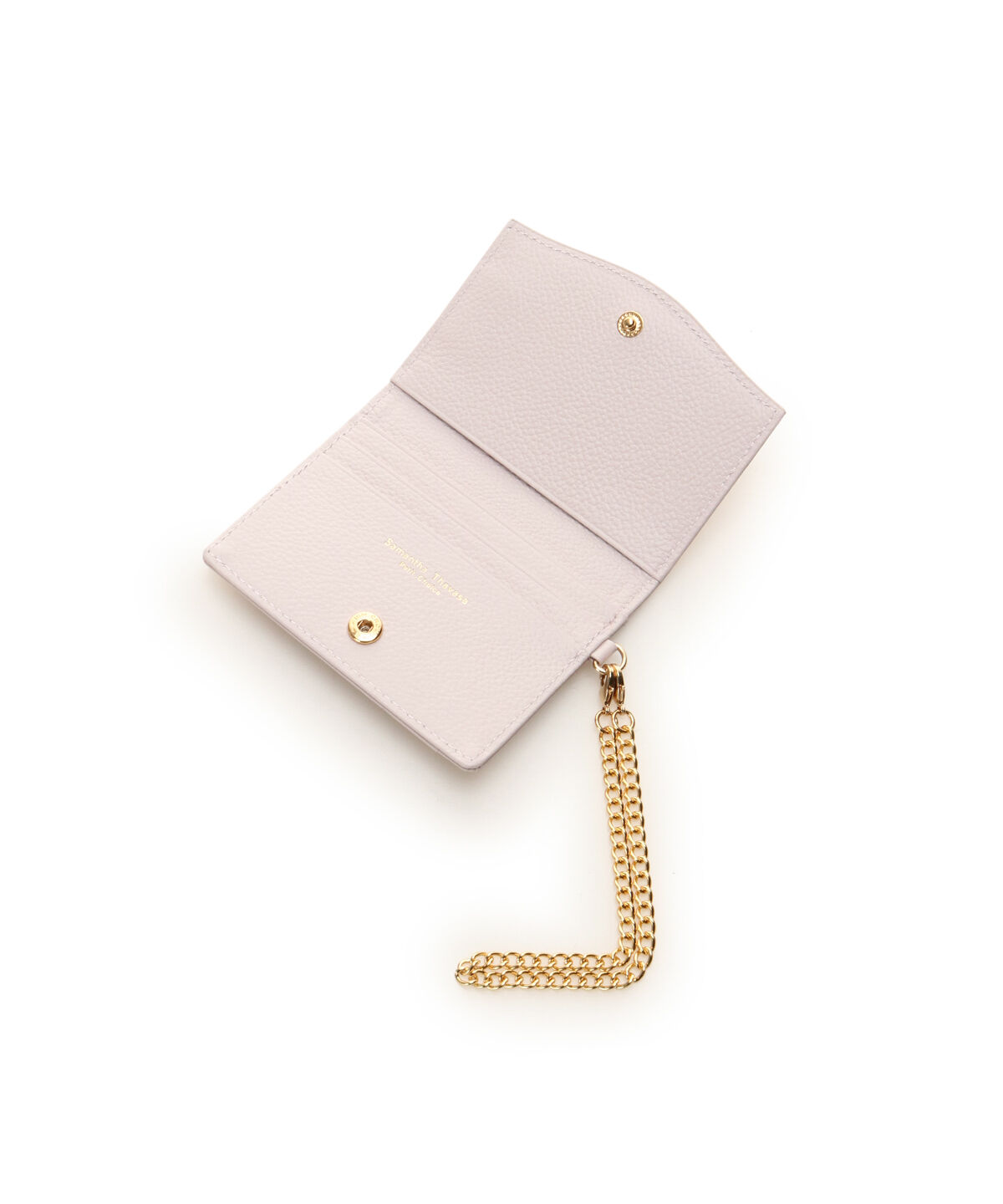 Samantha Thavasa Petit Choice「クリアハートビジュー パスケース」|定期入れ|