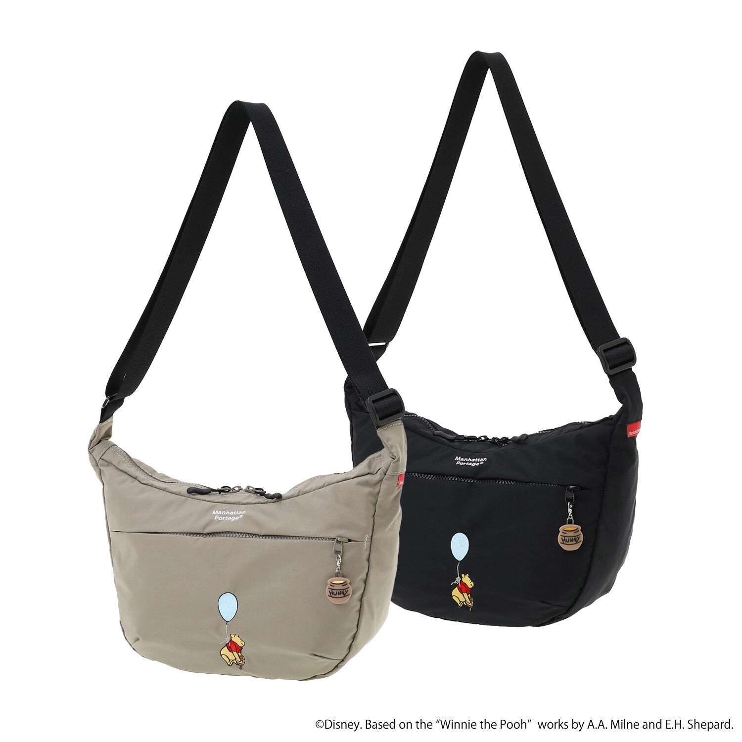 Manhattan Portage「DUET SHOULDER BAG NYLON TUSSAH QUILL 25 / POOH」|ショルダー・メッセンジャー|