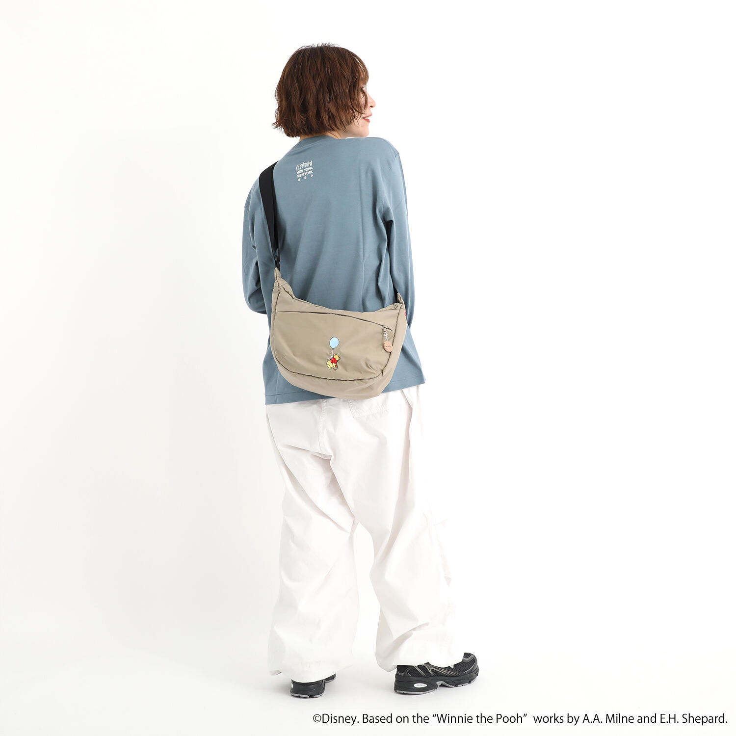 Manhattan Portage「DUET SHOULDER BAG NYLON TUSSAH QUILL 25 / POOH」|ショルダー・メッセンジャー|