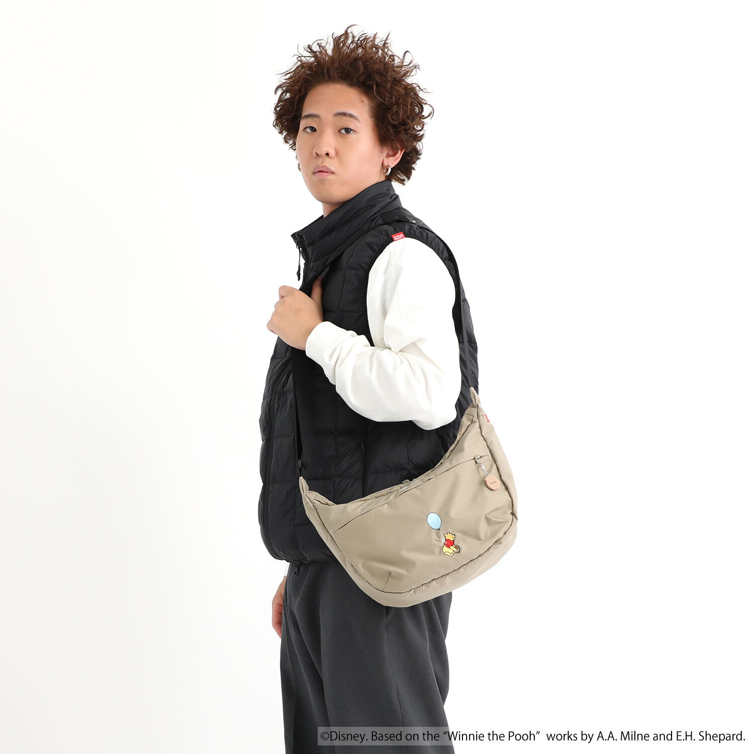 Manhattan Portage「DUET SHOULDER BAG NYLON TUSSAH QUILL 25 / POOH」|ショルダー・メッセンジャー|