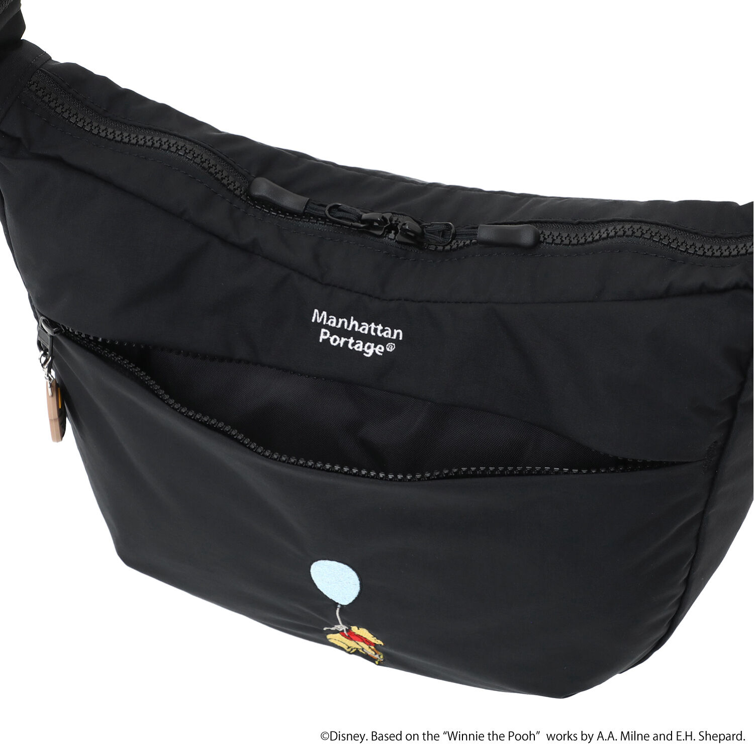 Manhattan Portage「DUET SHOULDER BAG NYLON TUSSAH QUILL 25 / POOH」|ショルダー・メッセンジャー|