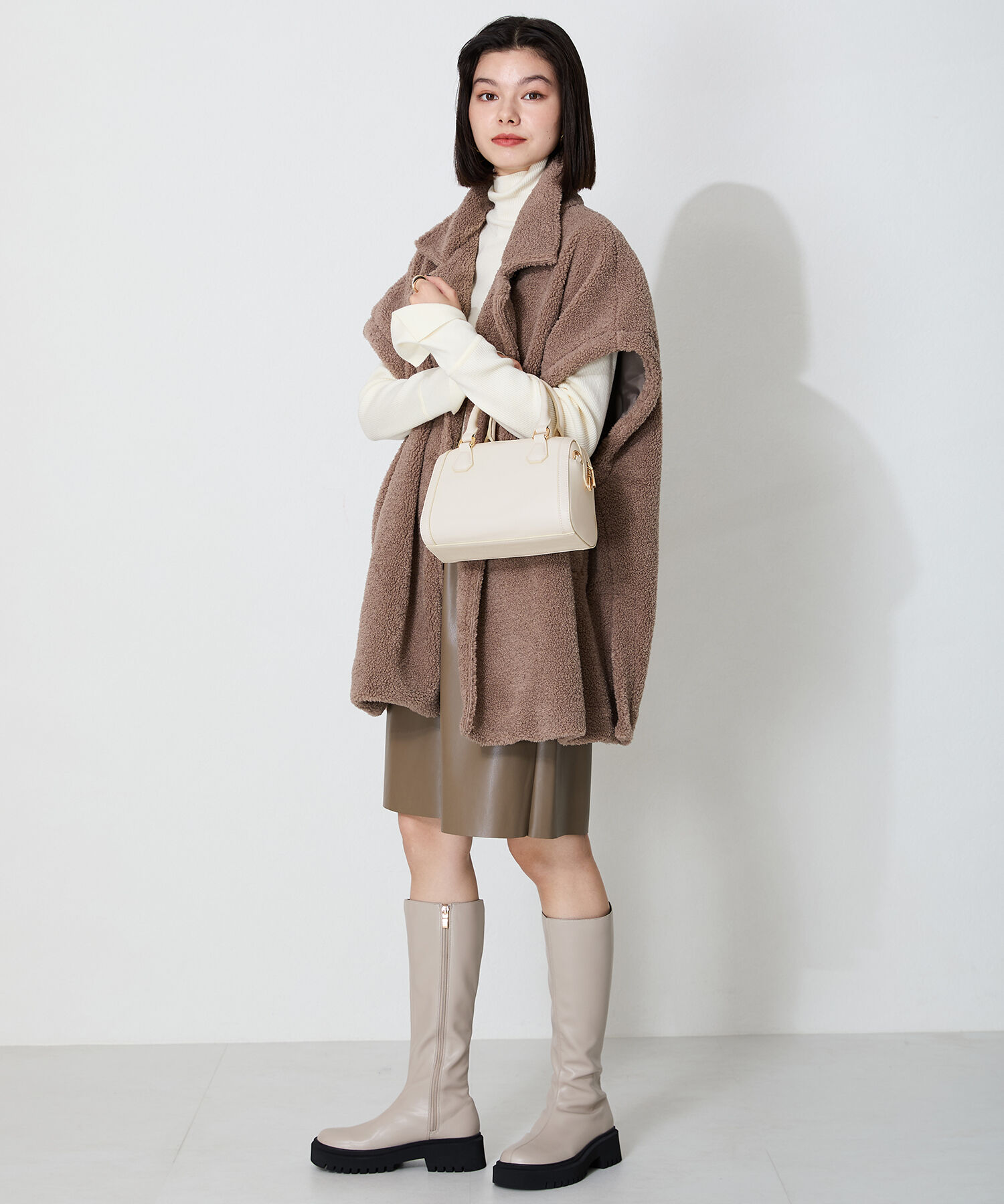 ORiental TRaffic「●2024秋冬新作●2wayボストンバッグ/BA-239」|ボストンバッグ|WHITE