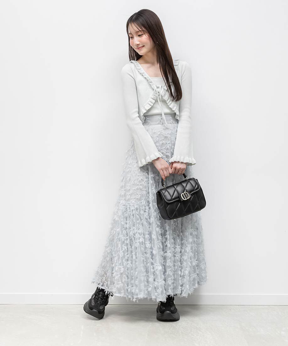  「2WAY ビジューパーツキルティングハンドバッグ」|ハンドバッグ|