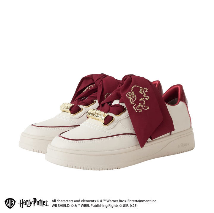 プラスダイアナ「《 Harry Potter &times; DIANA Collaboration Vol.2 》　スカーフスニーカー　MF43509H」|スニーカー|ワイン