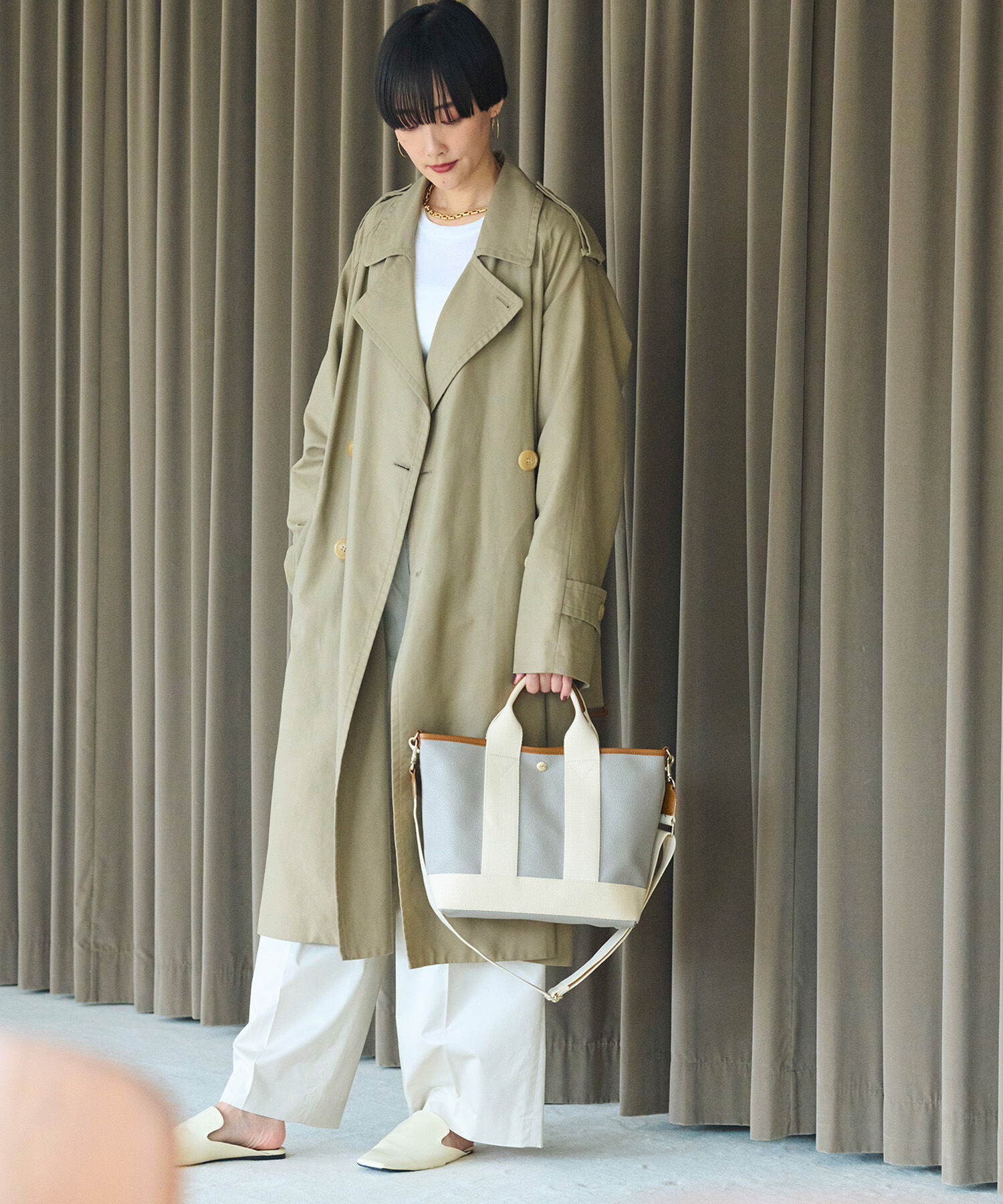 TOPKAPI BREATH「スコッチグレイン ネオレザー トート バッグ ショルダー付き M」|ショルダー・メッセンジャー|