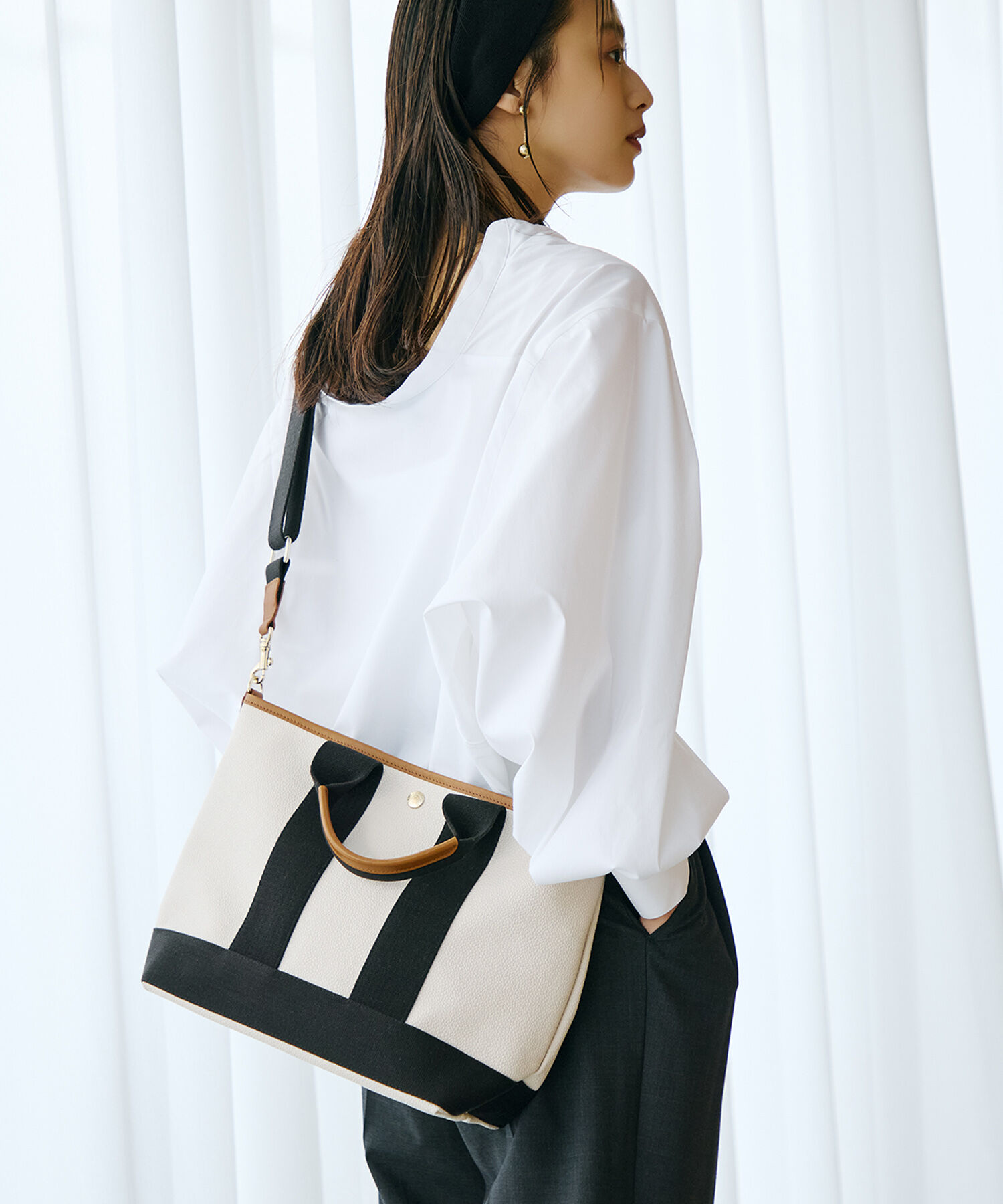 TOPKAPI BREATH「スコッチグレイン ネオレザー トート バッグ ショルダー付き M」|ショルダー・メッセンジャー|